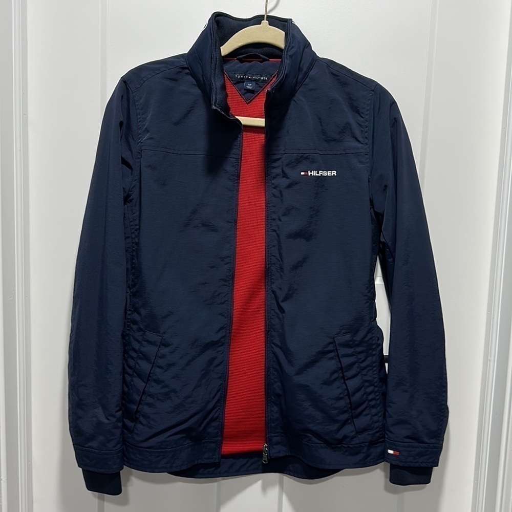 TOMMY HILFIGER Navy Blue Coat - Small - Picture 7 of 12